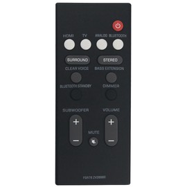 FSR78 ZV28960 Replacement Remote Control for Yamaha Soundbar ATS-1060 ATS-1070 ATS-2070 YAS-106 YAS-107 YAS-207 YAS-CU207 NS-WSW42 YAS-108 ATS-1080 YAS-4 08 ats- 4080 YASCU207 YAS-207BL YAS207BL