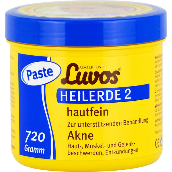 Luvos Heilerde 2 hautfein zur unterstützenden Behandlung von Akne, 720 g Cream