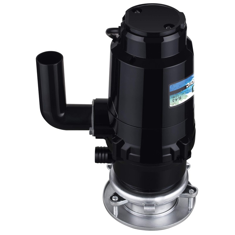 Eco Logic 10-US-EL-4-3B Garbage Disposal with Removeable Splash Guard, Attached