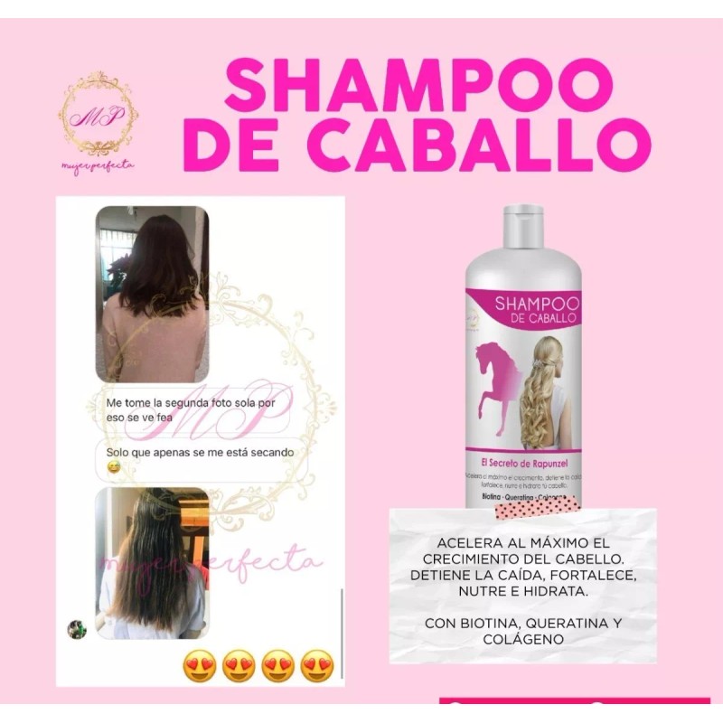 Mujer Perfecta Shampoo Crece Abundante