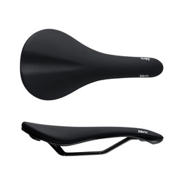 Fabric Scoop Sport Shallow Saddle – Steel Rails – Comfortable Bike Saddle - 142mm x 282mm – FSD-12