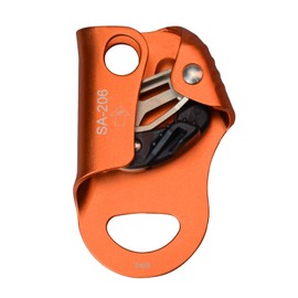 S.E.PEAK CE Chest Ascender, 100kgs Strong Climbing Rappelling Gear Equipment for Rock Climbing, Tree Arborist, Climbing Rescue Caving, Mountaineering, 8~13MM Rope, 4kN, Orange