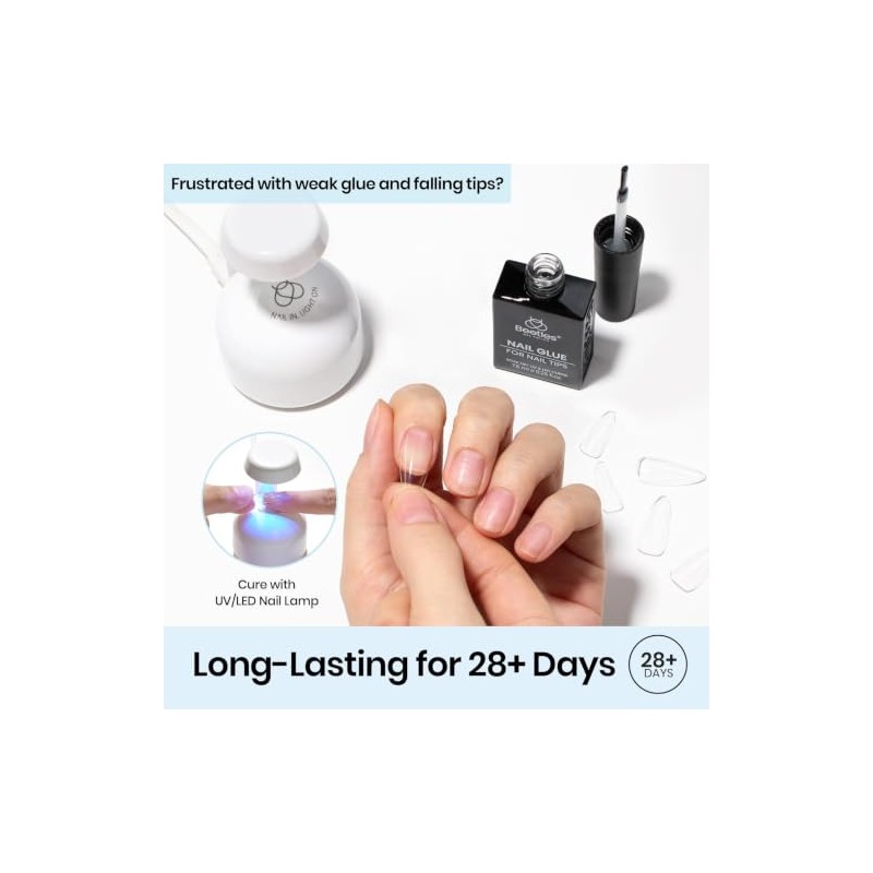 Beetles Pegamento para Uñas en Gel UV 9 en 1