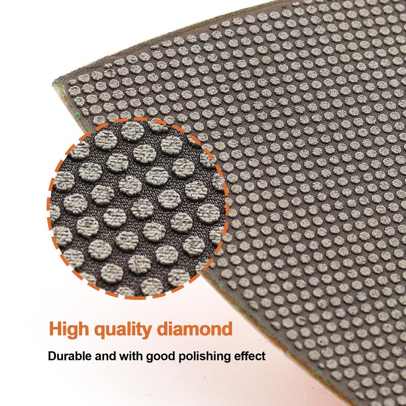 Triangular Diamond Polishing Pads 3 Inch for Oscillating Tools Marble