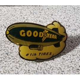 Goodyear BLIMP #1 IN TIRES Goodyear Tires Advertising Hat Lapel Pin WINGFOOT