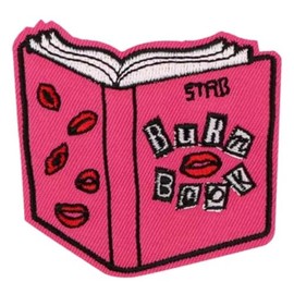 Burn Book Mean Girls Plastics Rumors Gossip Comedy Movie Broadway Musical Theater Show 3" Iron On Patch for Clothing