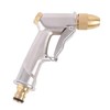 Hochdruck Spritzpistole Garten Handbrause 100% Metall Hochdruck Gartenbrause Verstellbarer Wasserdurchfluss