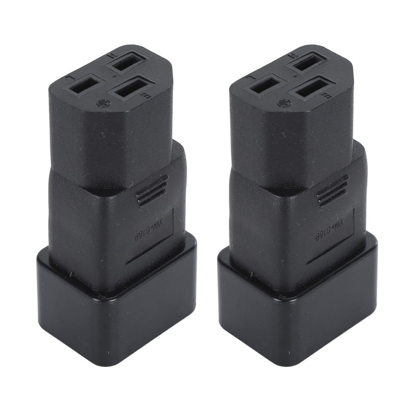 2pcs IEC320 C20 to IEC320 C21 Power Adapter Professional Plug