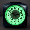 Alarm clock without ticking, quiet with light, snooze crescendo quartz,