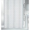 Spirella Shower Curtain textile Filigran white