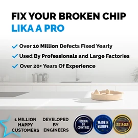 Nnrepair Quartz Countertop Repair Kit DIY (Clear, White Acrylic & Dark White Color) - Fix Your Defect Like a Pro I Suitable for Most Repairs I Fix Broken Chips in Minutes