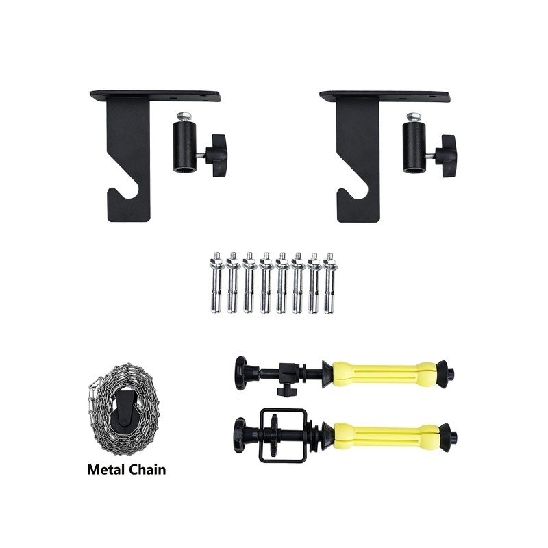 TENBEST Photography Backdrop Roller Support System,1 Roller with Metal Chain,