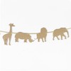 Jungle Safari Animals Kraft Banner Garland Sign Zoo Giraffe Lion