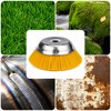 8-Inch Nylon Wire Wheel Weeder for Garden Weed Removal –