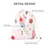 10 Pieces Nail Nippers in Transparent with 1 Drawstring Bag,