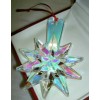 Baccarat 2013 Annual Ornament Christmas Star Iridescent xmas tree New