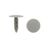 sourcingmap 100pcs Gray Plastic Push Type Fasteners Clip Rivet 8mm