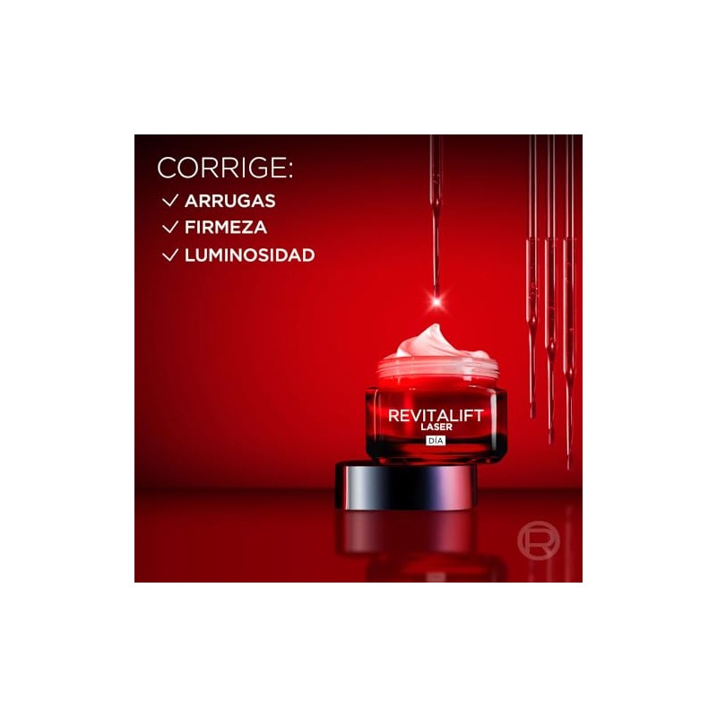 L'Oréal Paris Revitalift Laser Crema de Día Antiedad Triple Acción,