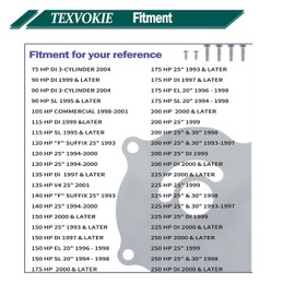 5001595 Water Pump Impeller Repair Kit with Housing for Johnson Evinrude OMC 75 90 105 115 120 130 135 140 150 175 200 225 250 HP V4 V6 V8 Outboard Boat Motor Replace 5001595 435929 Sierra 18-3315-2