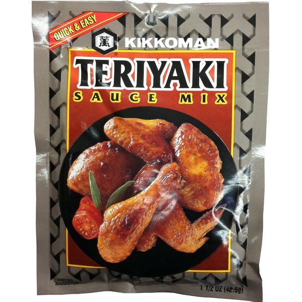 Kikkoman Asian TERIYAKI SAUCE Mix 1.5oz (4 pack)
