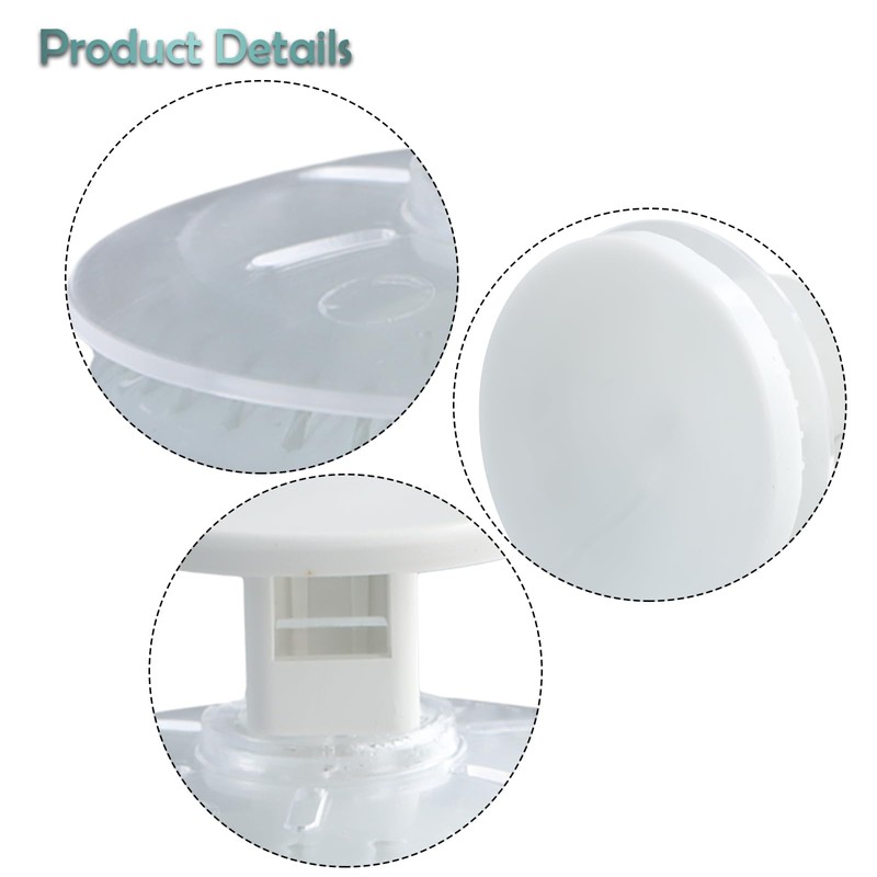 Pack of 2 Suction Cup Hooks, Reusable and Waterproof, for