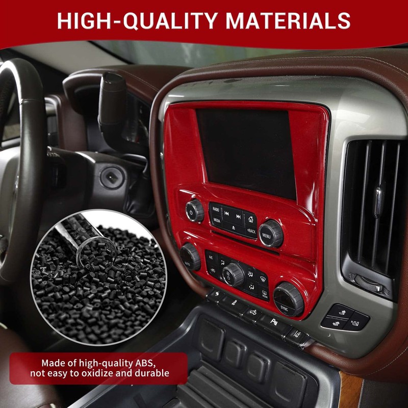 PDKLIN for Silverado Center Dash AC Control Panel Trim Cover