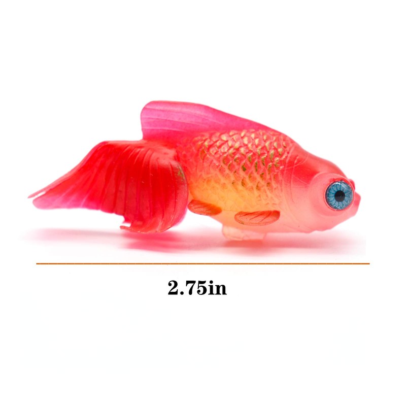 Silicone Artificial Fish Aquarium Decortion High Simulation Lifelike Floating Fake