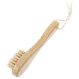Baluue Skin Cleaning Brush Facial Cleansing Tool Natural Boar Bristles Deep Cleanse Exfoliate