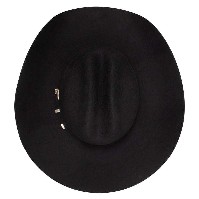 Stetson Men's 3X Oakridge Wool Felt Cowboy Hat Black 7