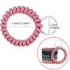 12 PCS Wrist Coil Keychain Flexible Spring Spiral Coil Stretchable
