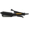 Hair Straightener Wide Steam Flat 4 Level Adjustable Temperature Black