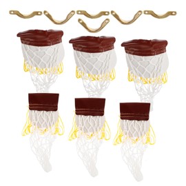 BESPORTBLE Billiards Parts 6 Sets Pool Table Pockets Billiard Table Pockets Replacement y Toy Billiard Ball Bag Net Set Corners Drop Basket