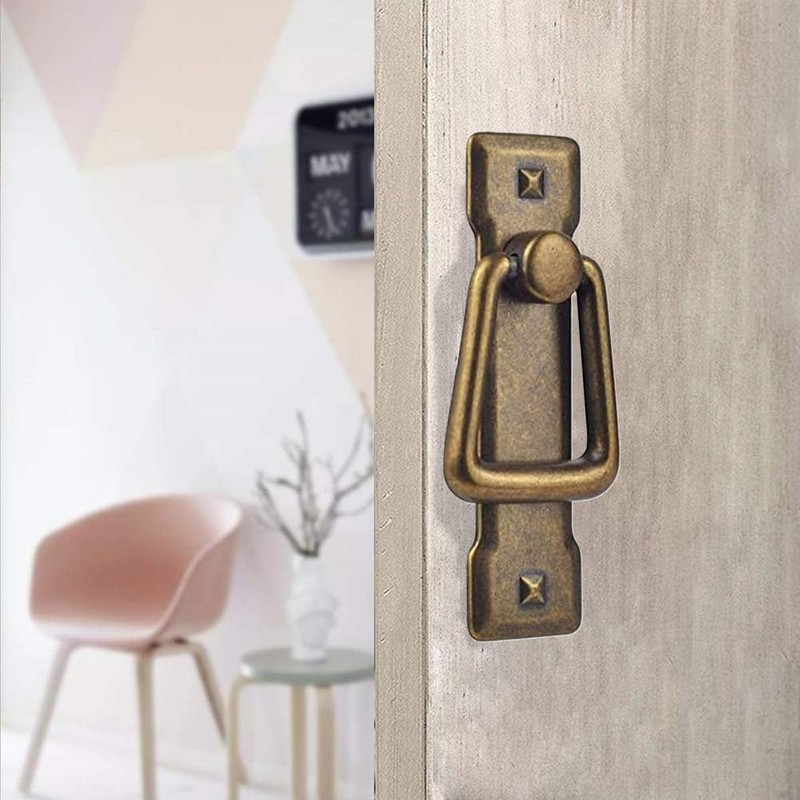 SHANGHh Antique Drawer Handles Door Bin Cupboard Drop Ring Pulls