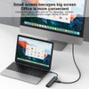 Bolwins Q18CS USB-C Hub 7-in-1, USB Type-C to HDMI 4K,