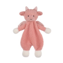 Apricot Lamb Pink Dragon Cuddly Blanket Soft Safety Blanket Comforter for Babies, Soothing Blanket for Baby Boys and Girls, 26 cm for Infants and Toddlers