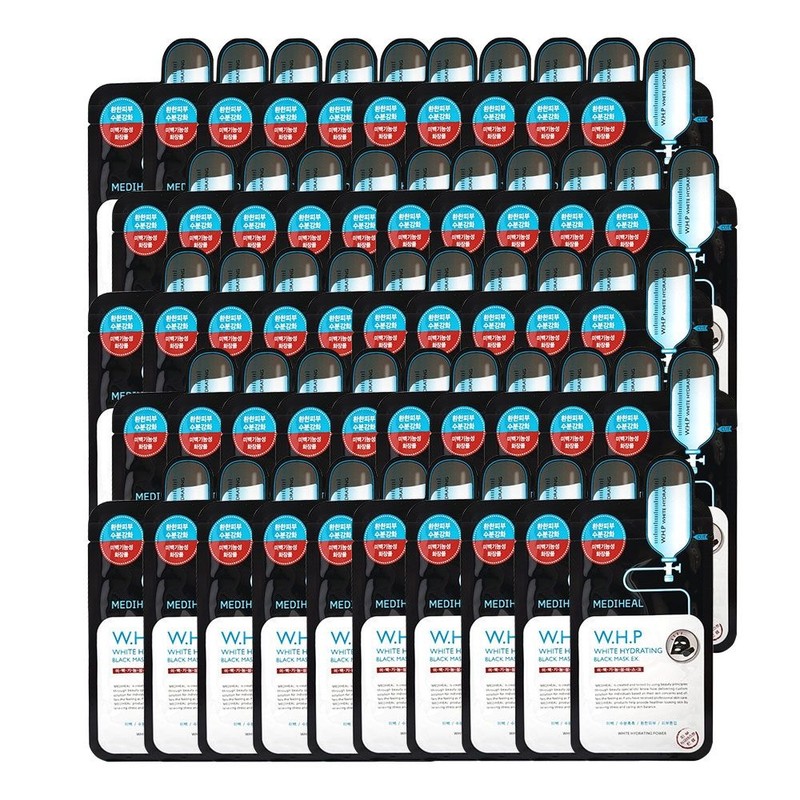 Mediheal W.H.P Whitening Moisture Black Mask EX 1 sheet 50