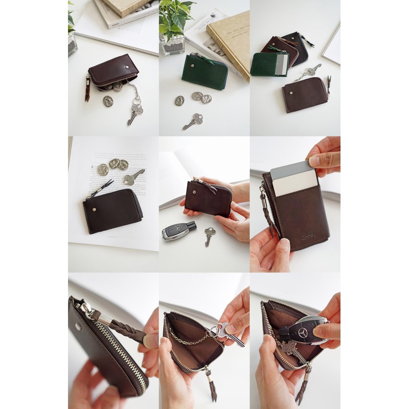 Tideway TW-T3104 Zip Key / CADE Case, Women's, green