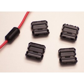 Ace Crew 5 New 3mm Clip-on Ferrite Ring Core Noise Suppressor EMI RFI Clip Cable S