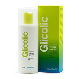 Glicolic Champú Corporal | Dermolimpiador con Ácido Glicólico | Exfoliación suave y Limpieza Profunda de la Piel | Textura y suavidad | Hombres y Mujeres | Frasco con 240ml