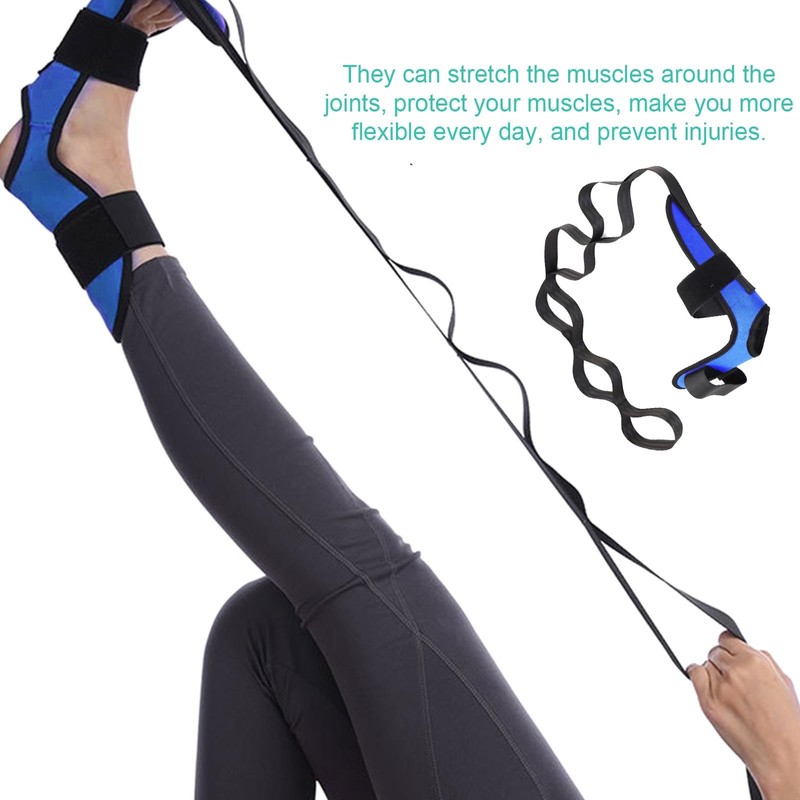 AWAVM Yoga Stretching Strap, Ankle Assist Stretcher, Fitness Leg Stretcher