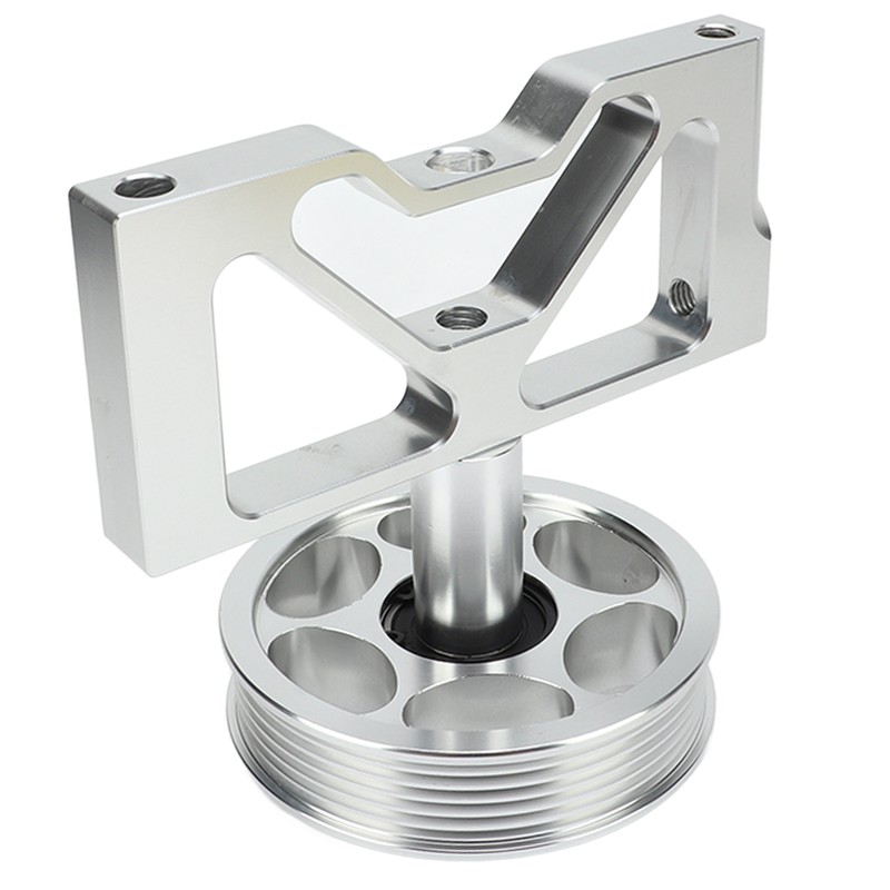 Air Pump Idler Bracket with Pulley Metal Replacement for Ford