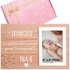 New Grandparent Photo Frame Gift- Grandma to Be-Grandpa to Be-Picture
