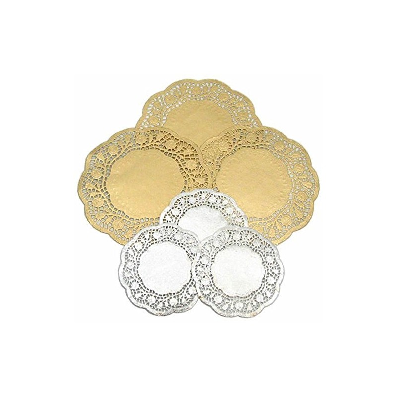 Metallic Gold & Silver Foil Doilies by BCreative ®