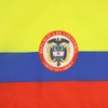 Colombia coat of arms Flag 18'' x 12'' cords -