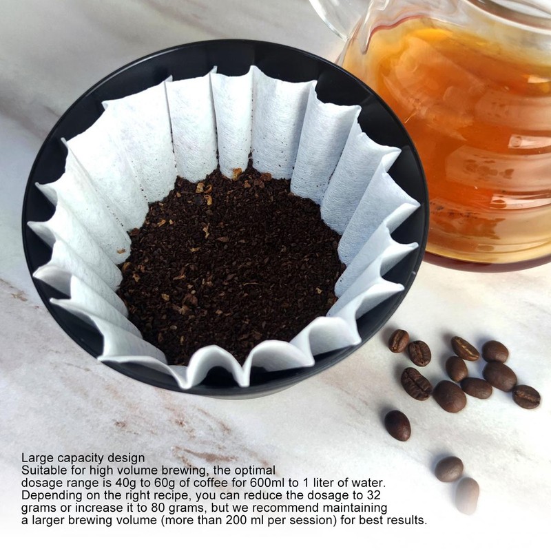 Pour Over Coffee Dripper 40‑60g Large Capacity Reusable Manual Drip