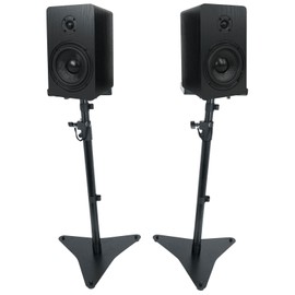 Universal Pair Rockville RockShelf 58B 5.25" Home Bookshelf Speakers+Adjus