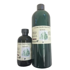 OliveNation Chocolate Chip Mint Flavor Fountain, Water Soluble Flavoring for Ice Cream, Beverages, Fillings, Non-GMO, Gluten Free, Kosher, Vegan - 16 ounces