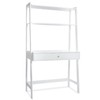 Milliard Ladder Desk with Storage, Freestanding Wall Computer Desk with