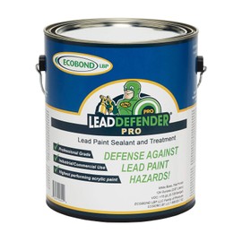 ECOBOND LBP Lead Defender Seal & Treat Lead Paint ECO-LBPLD-PRO-1001P ECOBOND Defender Pro Lead Based Paint Treatment and Sealant 1 Gallon White