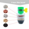 HLIWS Multi-layer Fine Faucet Filter-4 PCS Mini Water Filter Tap,Anti-Spill
